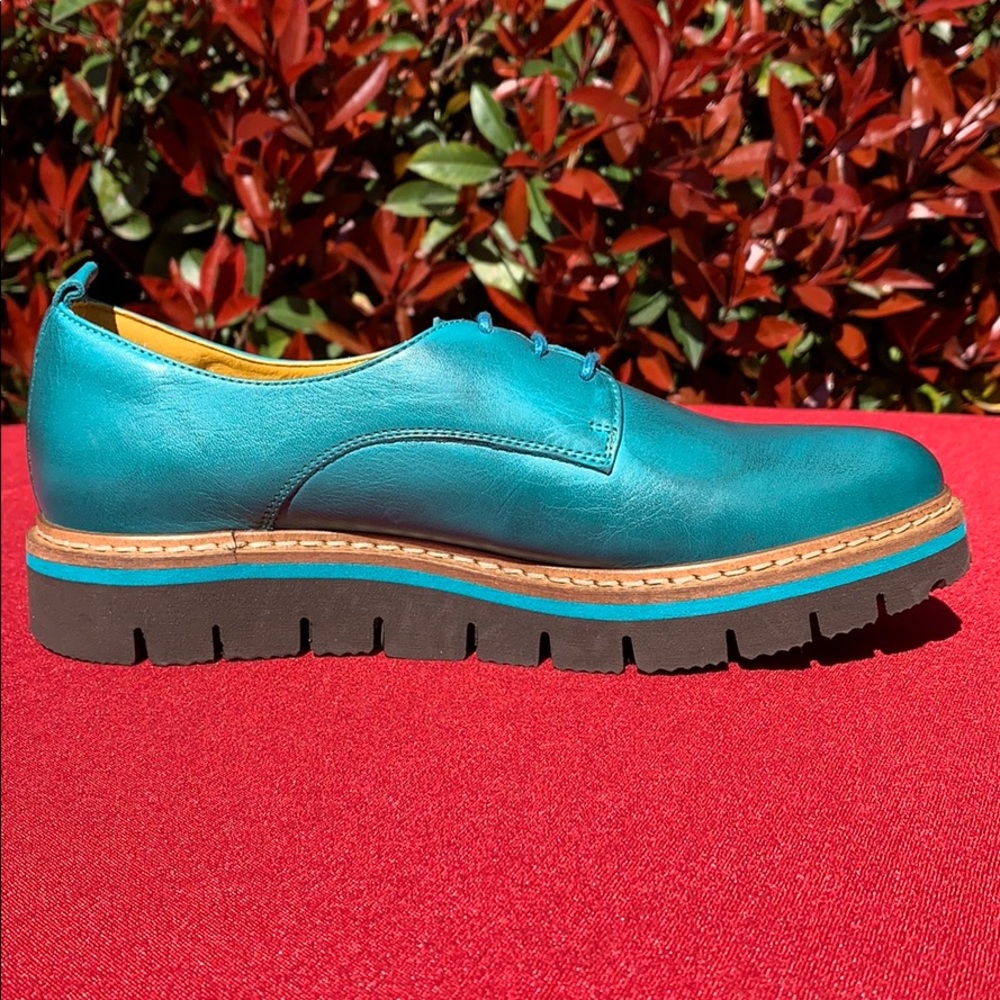 Jafa 397 Teal Loafers Size 38 NWOB - Picture 3 of 10